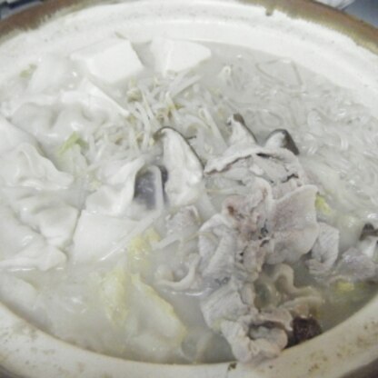 いつも豆乳鍋は素を買っていましたが、とっても美味しかったです♪これからは手作りに決定(*^_^*)
